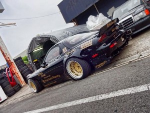 Rocket Bunny Mazda RX7 FD3s on Enkei 6666 Wheels | JDMEURO.com